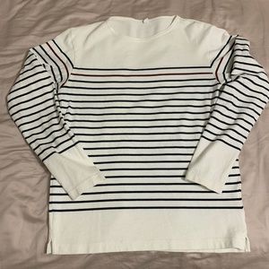 Uniqlo Boat Neck Striped Shirt